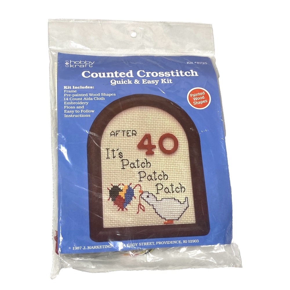 hobby kraft counted crosstitch 8725 after 40